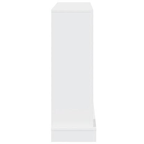 Haardombouw 100x30x87,5 cm bewerkt hout wit 5