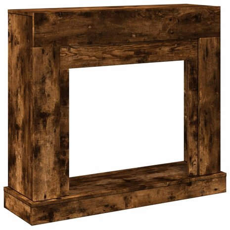 Haardombouw 100x30x87,5 cm bewerkt hout gerookt eikenkleurig 2