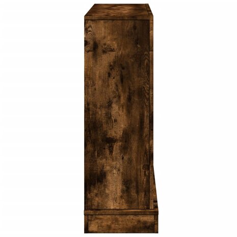 Haardombouw 100x30x87,5 cm bewerkt hout gerookt eikenkleurig 5