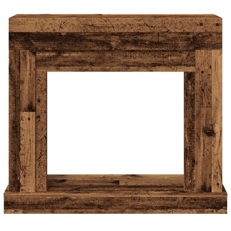 Haardombouw 100x30x87,5 cm bewerkt hout oud houtkleurig 4