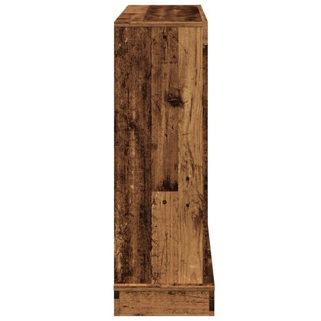 Haardombouw 100x30x87,5 cm bewerkt hout oud houtkleurig 5