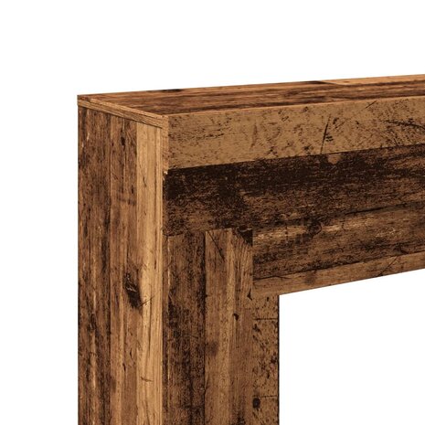 Haardombouw 100x30x87,5 cm bewerkt hout oud houtkleurig 7