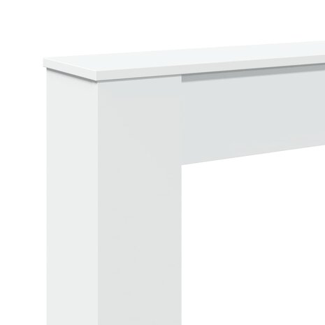 Haardombouw 100x20x100 cm bewerkt hout wit 7