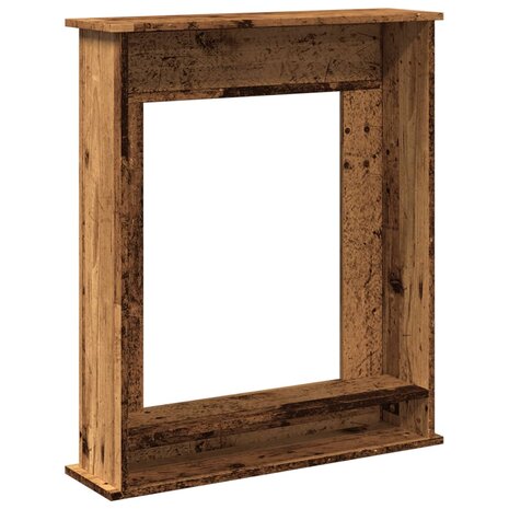 Haardombouw 75x20x87,5 cm bewerkt hout oud houtkleurig 6