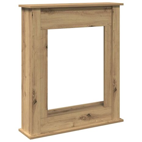 Haardombouw 75x20x87,5 cm bewerkt hout artisanaal eikenkleurig 2