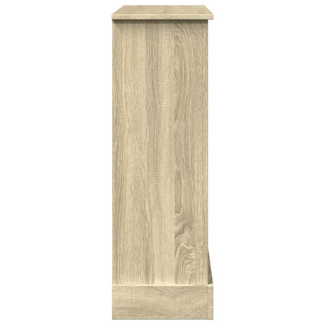 Haardombouw 90x30x90 cm bewerkt hout sonoma eikenkleurig 5