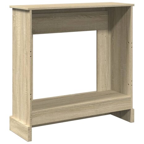 Haardombouw 90x30x90 cm bewerkt hout sonoma eikenkleurig 6