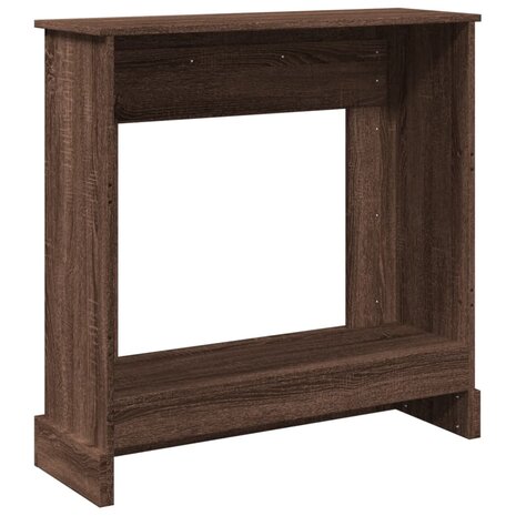 Haardombouw 90x30x90 cm bewerkt hout bruin eikenkleurig 6