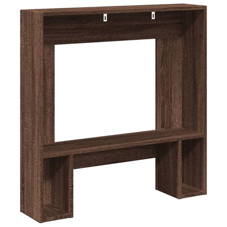 Haardombouw 81x18x82 cm bewerkt hout bruin eikenkleurig 6