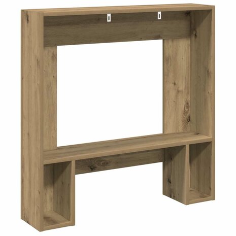 Haardombouw 81x18x82 cm bewerkt hout artisanaal eikenkleurig 6