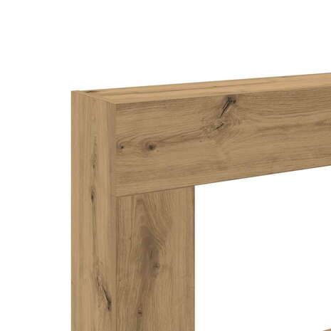 Haardombouw 81x18x82 cm bewerkt hout artisanaal eikenkleurig 7
