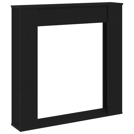 Haardombouw Zwarte Eiken 100x20x100 cm Technisch Hout 2