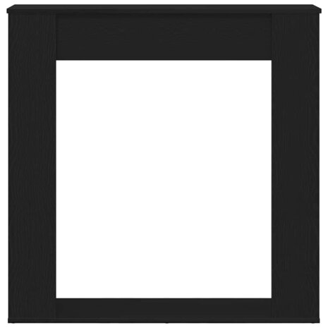 Haardombouw Zwarte Eiken 100x20x100 cm Technisch Hout 5