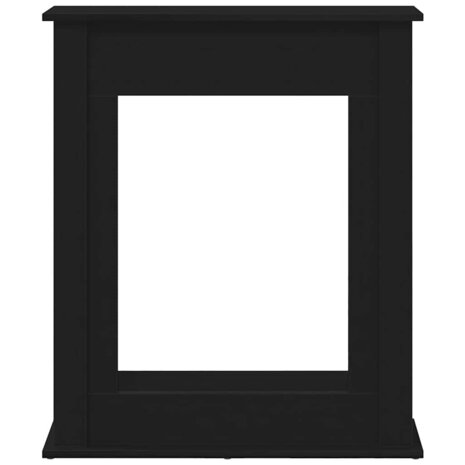 Haardombouw Zwarte Eiken 75x20x87,5 cm Engineered Wood 5