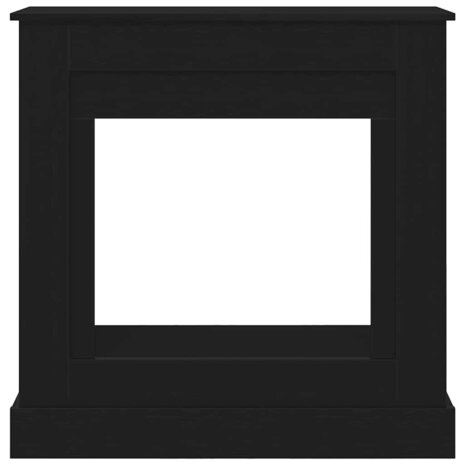 Haardombouw 90x30x90 cm spaanplaat zwart eikenkleurig 5