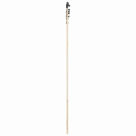 Schuifdeur Bruin 80 x 208 cm Massief grenenhout 5