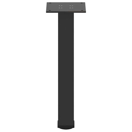 Salontafelpoten 4 st 42-44 cm staal zwart 6