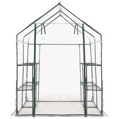 Tuinkas met 8 schappen 143x143x195 cm 4