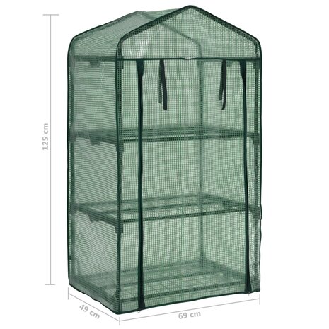Minikas 3-laags 69x49x125 cm 8