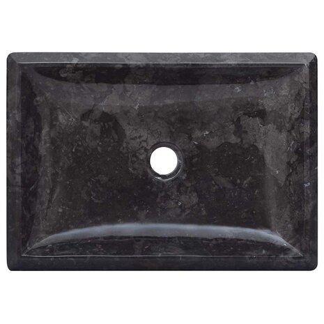 Gootsteen 50x35x10 cm marmer zwart 5
