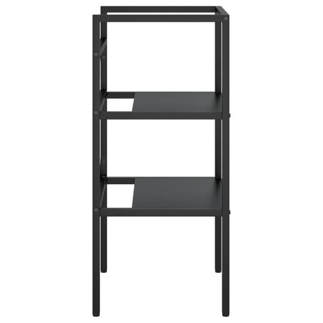 Wastafelframe 40x38x83 cm ijzer zwart 4