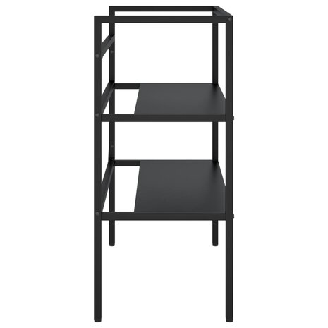 Wastafelframe 79x38x83 cm ijzer zwart 4