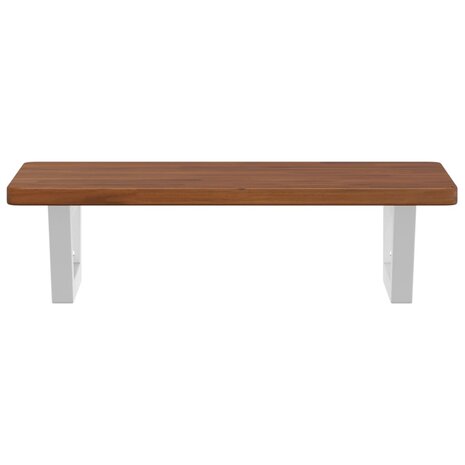 Badkamer wandschap staal en massief eikenhout 4