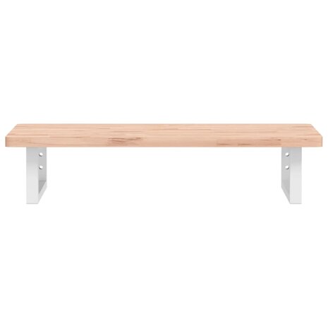 Badkamer wandschap staal en massief beukenhout 4