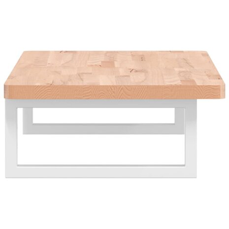 Badkamer wandschap staal en massief beukenhout 5