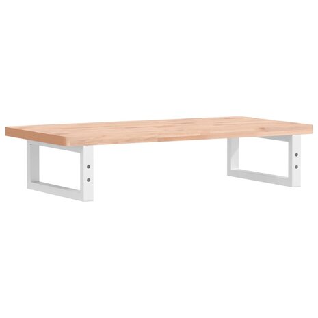 Badkamer wandschap staal en massief beukenhout 6