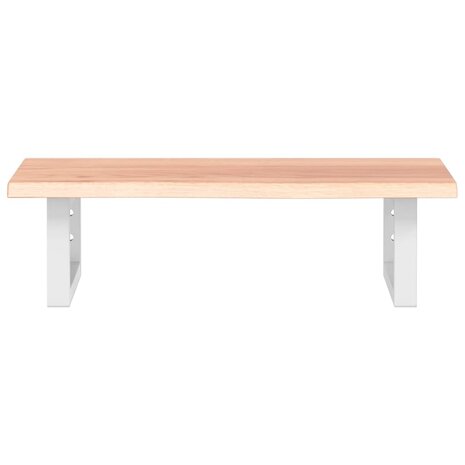 Badkamer wandschap staal en massief eikenhout 4