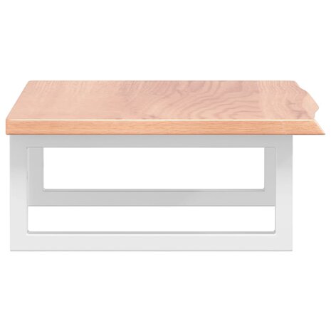 Badkamer wandschap staal en massief eikenhout 5