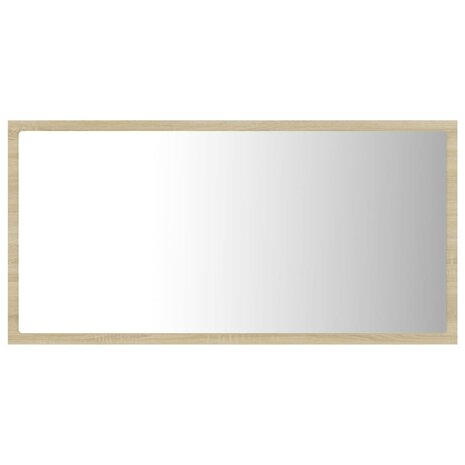 Badkamerspiegel LED 80x8,5x37 cm acryl sonoma eikenkleurig 7
