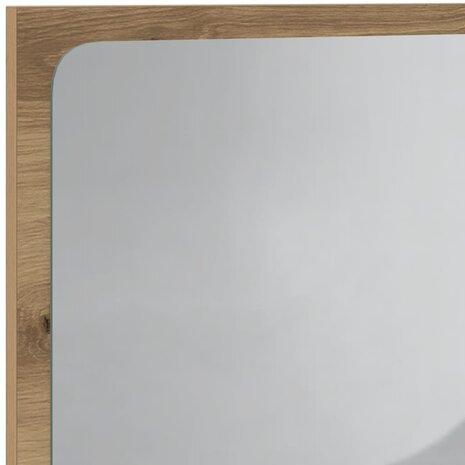 Badkamerspiegel met LED 60x8,5x38 cm artisanaal eikenkleurig 9