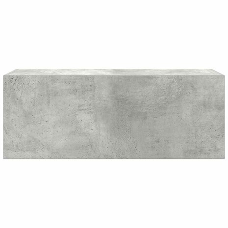 Badkamerwandkast 80x25x30 cm bewerkt hout betongrijs 6