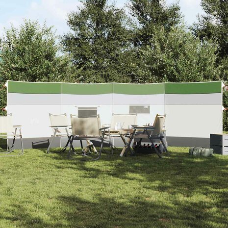 Windscherm camping waterdicht 510x153 cm groen 1