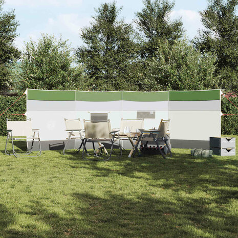 Windscherm camping waterdicht 510x153 cm groen 3