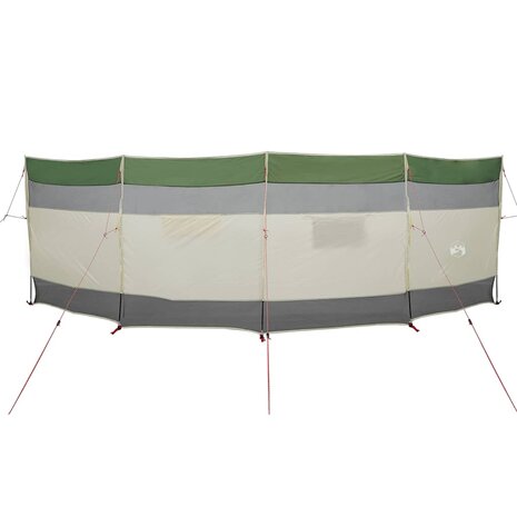 Windscherm camping waterdicht 510x153 cm groen 4