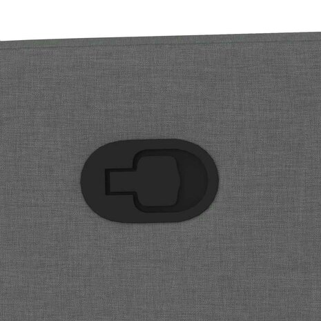 Massagestoel verstelbaar stof donkergrijs 9