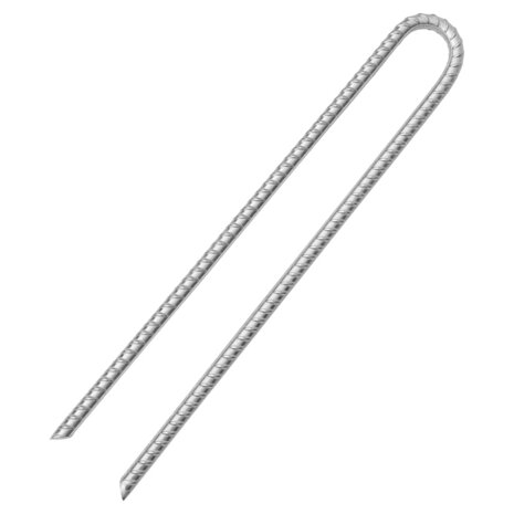 Tentharingen 12 st U-vormig Ø12 mm 41,5 cm gegalvaniseerd staal 3