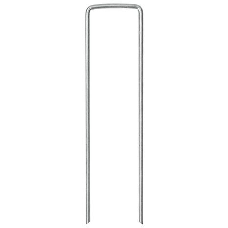 Grondharingen 25 st U-vormig 15x3,5 cm gegalvaniseerd staal 3