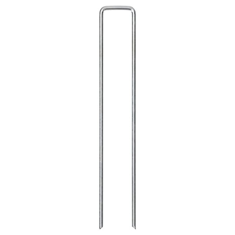 Grondharingen 25 st U-vormig 20x4 cm gegalvaniseerd staal 3