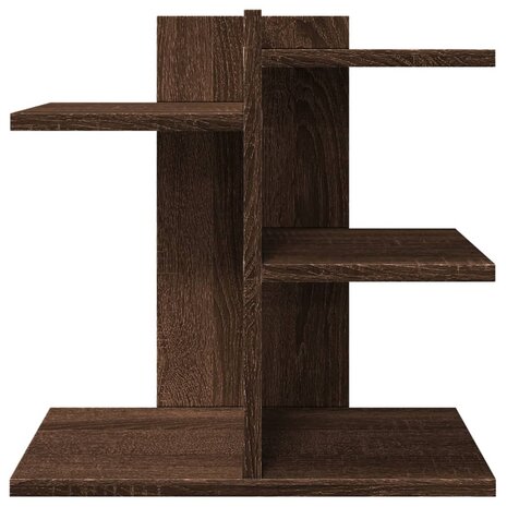 Bureau organiser 42x21,5x42 cm bewerkt hout bruin eikenkleurig 4