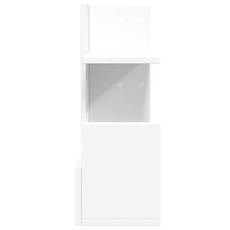 Bureau organiser 49x20x52,5 cm bewerkt hout wit 5