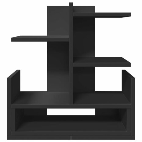 Bureau organiser 49x20x52,5 cm bewerkt hout zwart 4