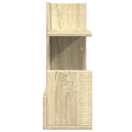 Bureau organiser 49x20x52,5 cm bewerkt hout sonoma eikenkleurig 5