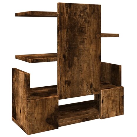 Bureau organiser 49x20x52,5 cm bewerkt hout gerookt eikenkleur 6