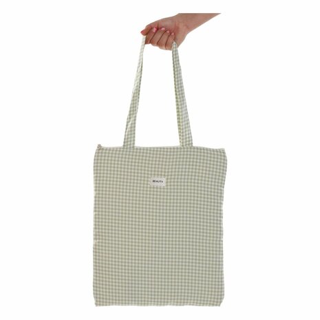 Dames handtas Versa Vichy Groen 40 x 33 cm 2