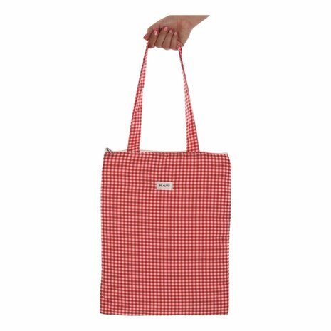 Dames handtas Versa Vichy Rood 40 x 33 cm 2