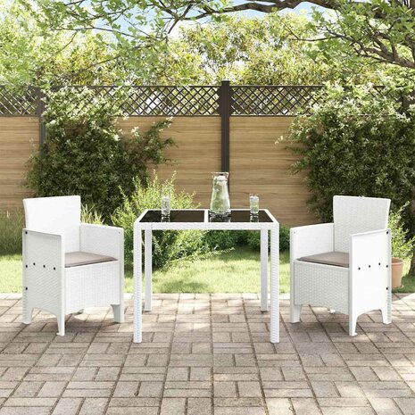 Tuinstoel 2 pcs Wit 53 x 49 x 85 cm PP 3